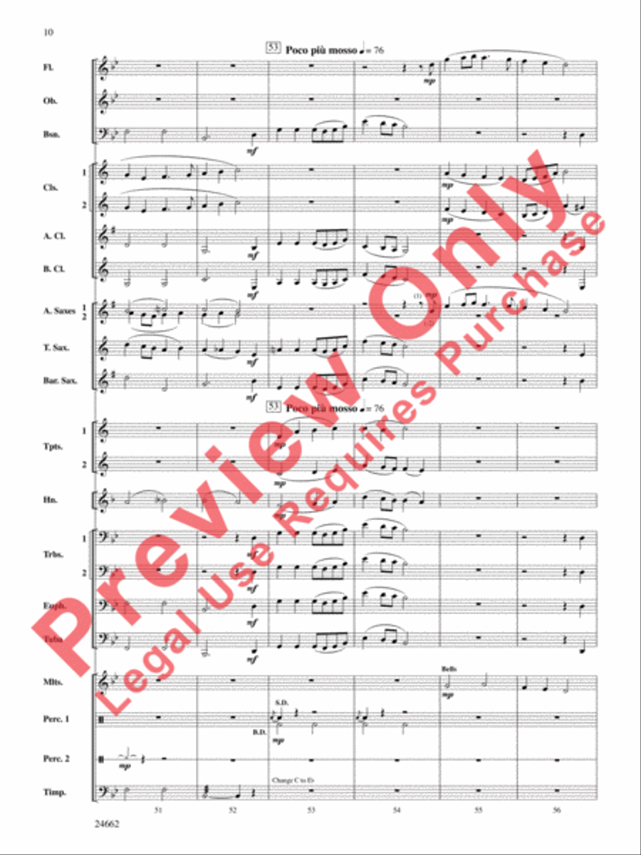 Timber City Trilogy Timber City Trilogy Concert Band scores gallery preview page 11