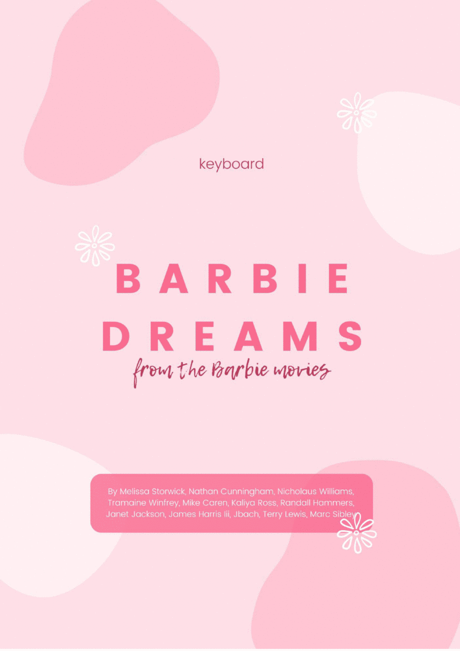 Barbie Dreams Easy Piano scores gallery preview page 1