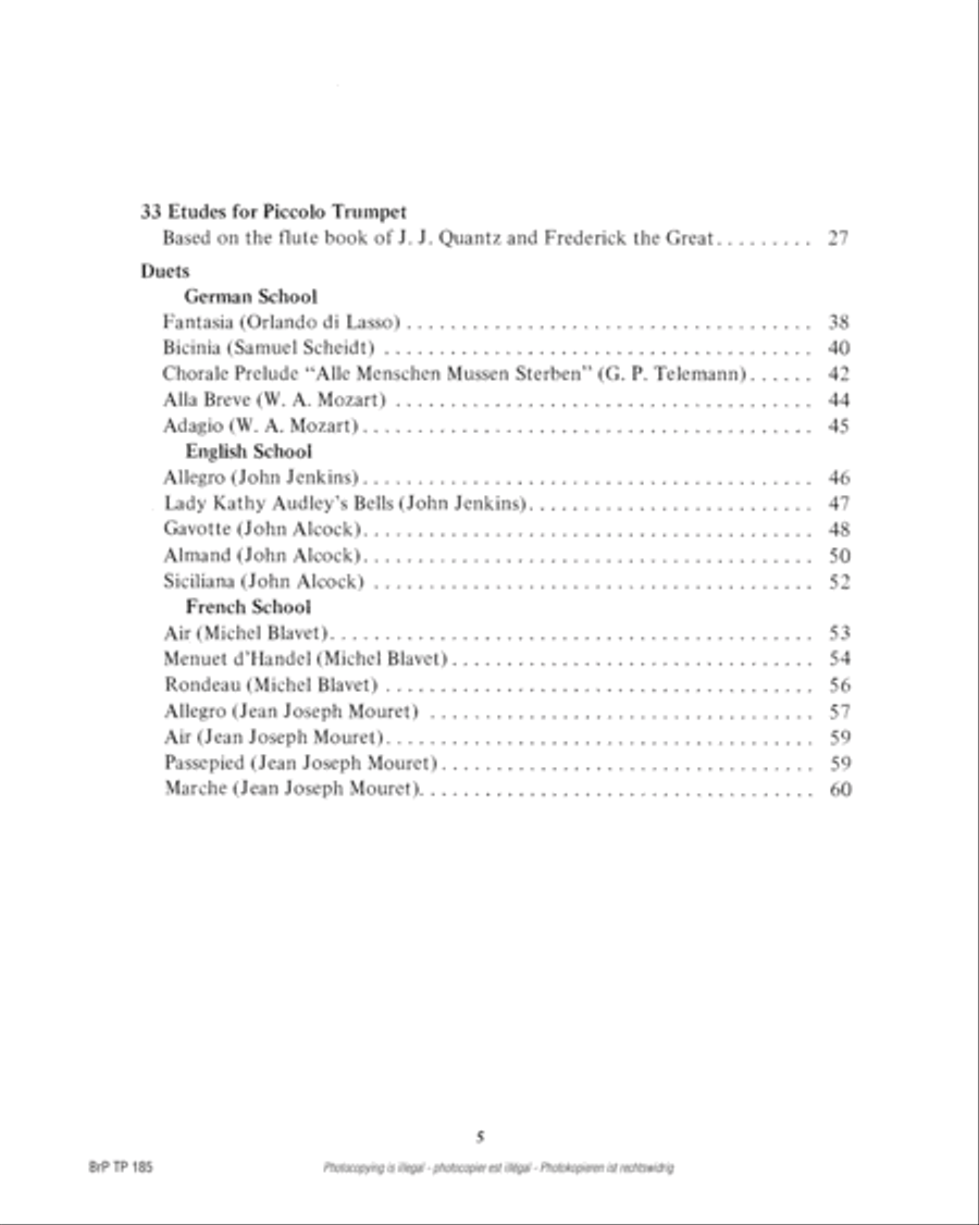 Method for Piccolo Trumpet Vol. 2 Piccolo Trumpet scores gallery preview page 3