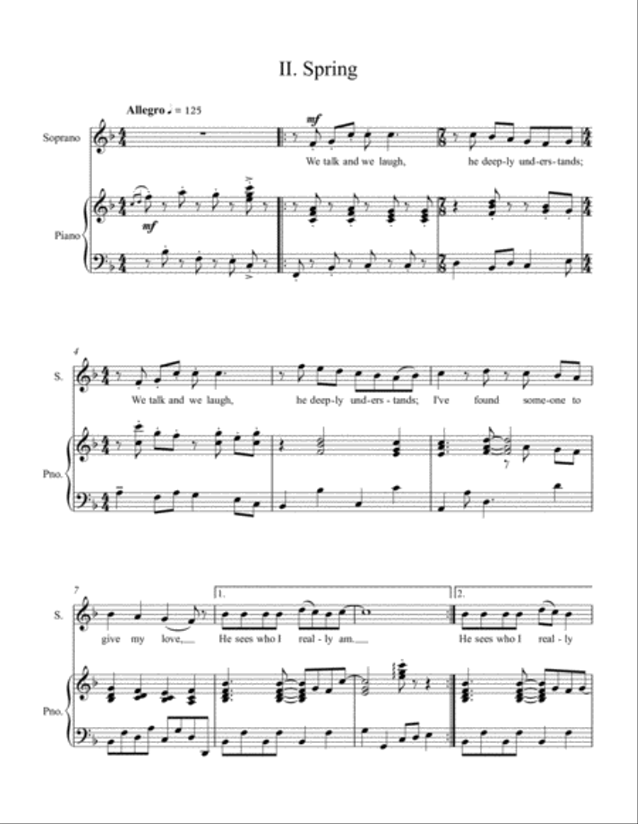 Seasons I've Loved Seasons I've Loved Soprano Voice scores gallery preview page 5