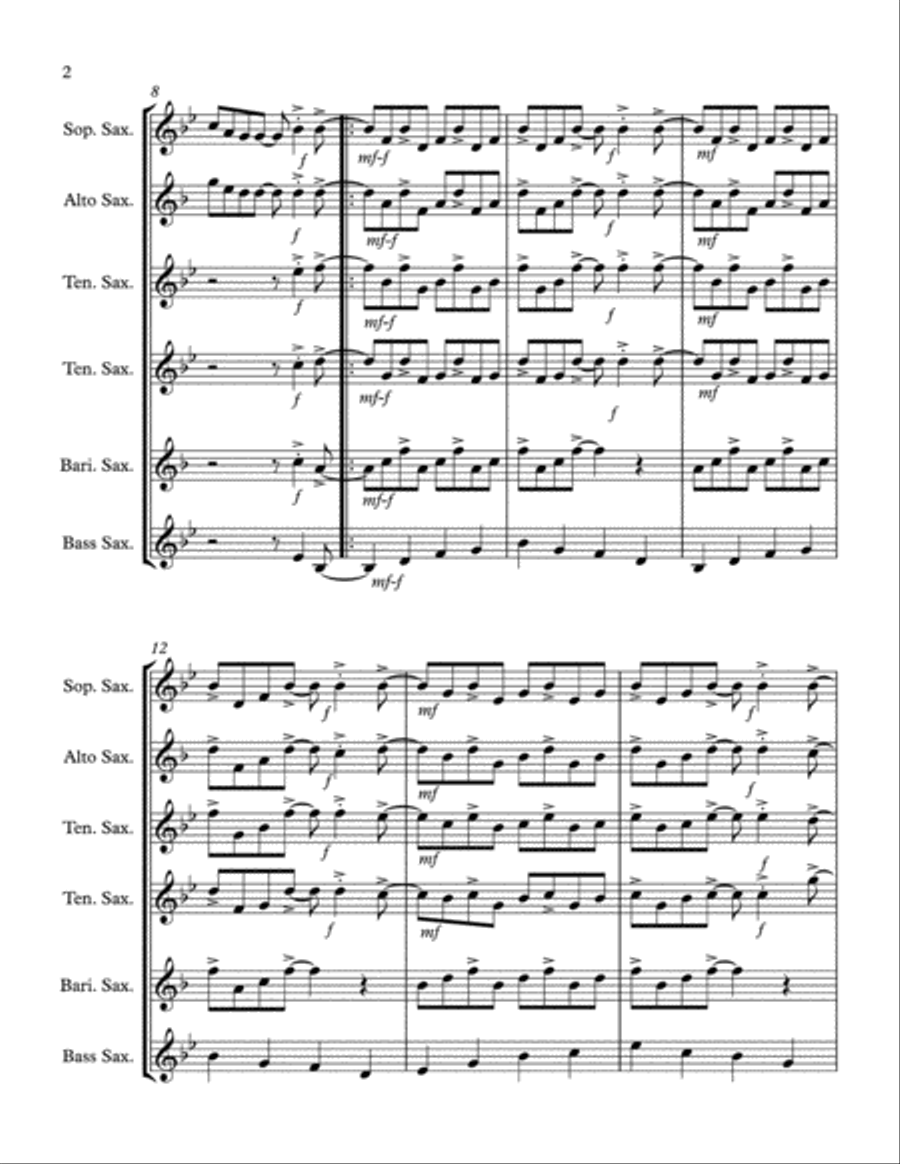 In The Mood Woodwind Ensemble scores gallery preview page 3