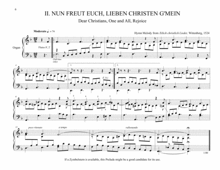 Eight Shorter Preludes on German Chorales (for manuals only) image number null