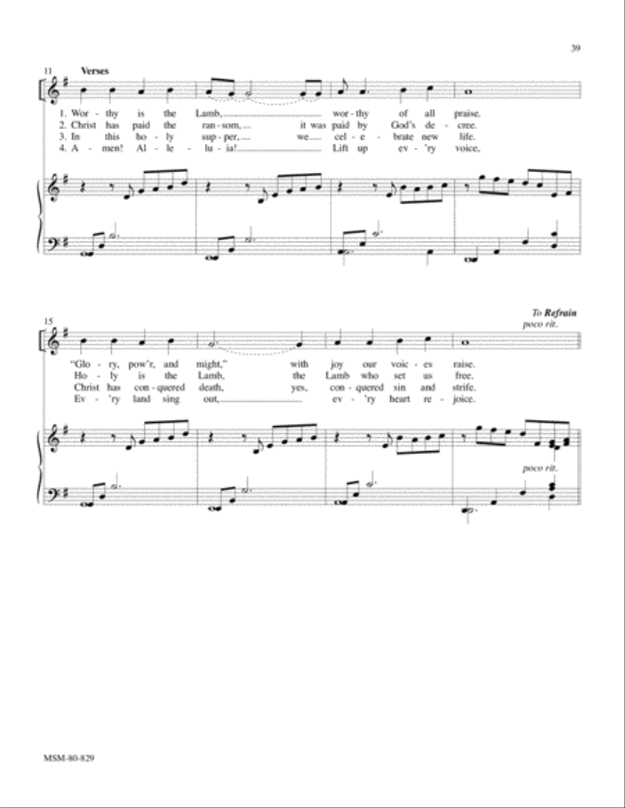 This Is the Feast 4-Part scores gallery preview page 2