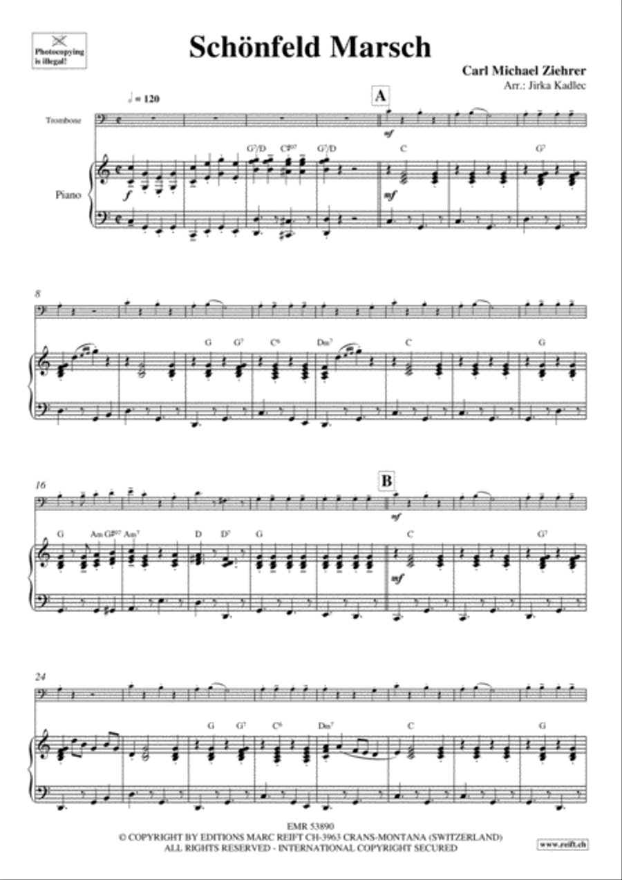 Schonfeld Marsch Piano Accompaniment scores gallery preview page 6