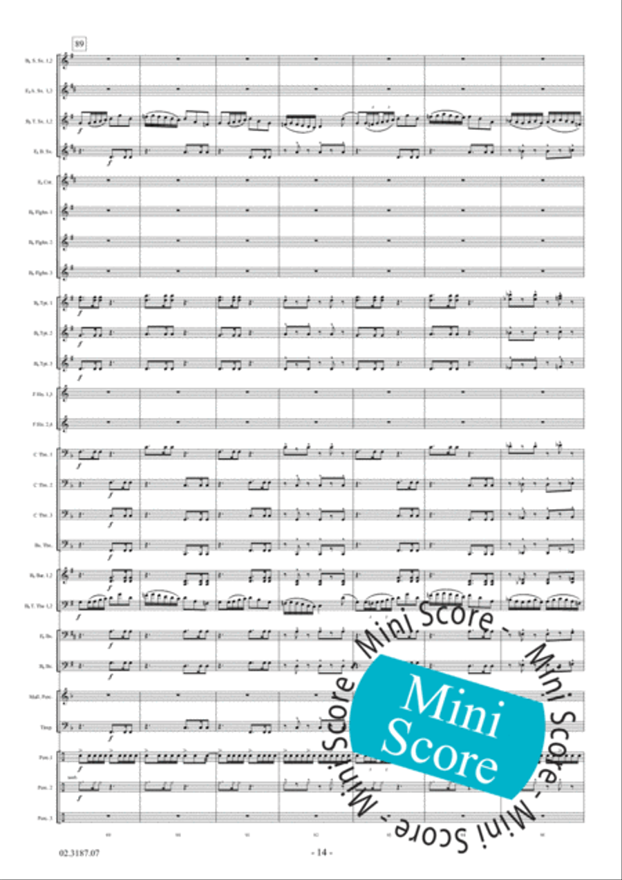 Fleodrodum Fanfare Band scores gallery preview page 20