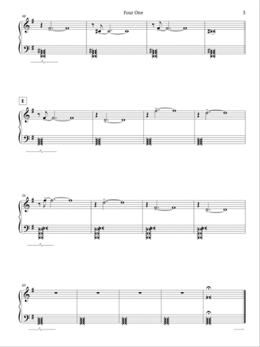 Four Calm Interludes Chamber Music scores gallery preview page 5