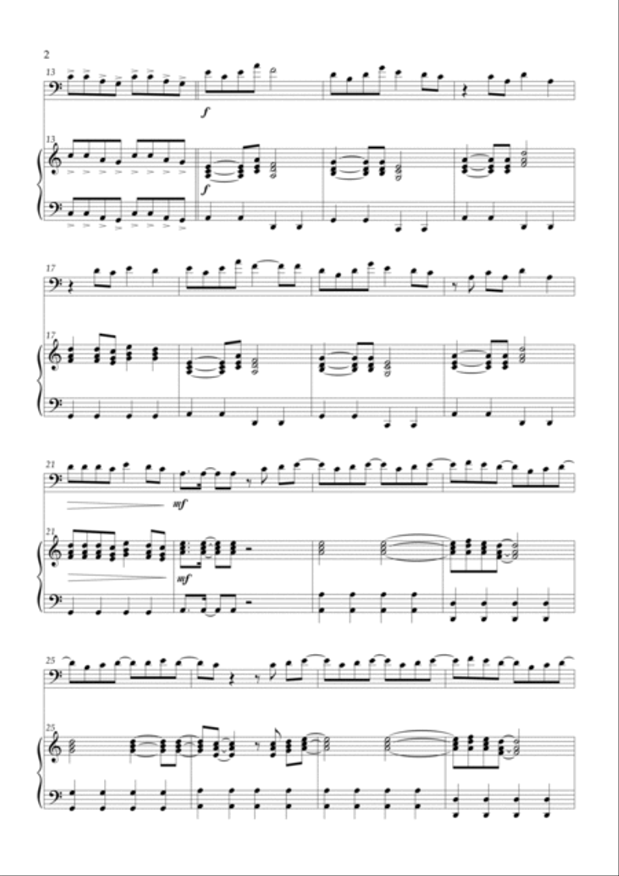 Barbie Girl Piano scores gallery preview page 2