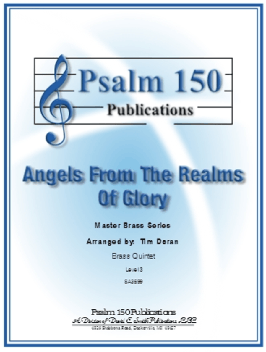 Angels From The Realms Of Glory Brass Quintet scores gallery preview page 1