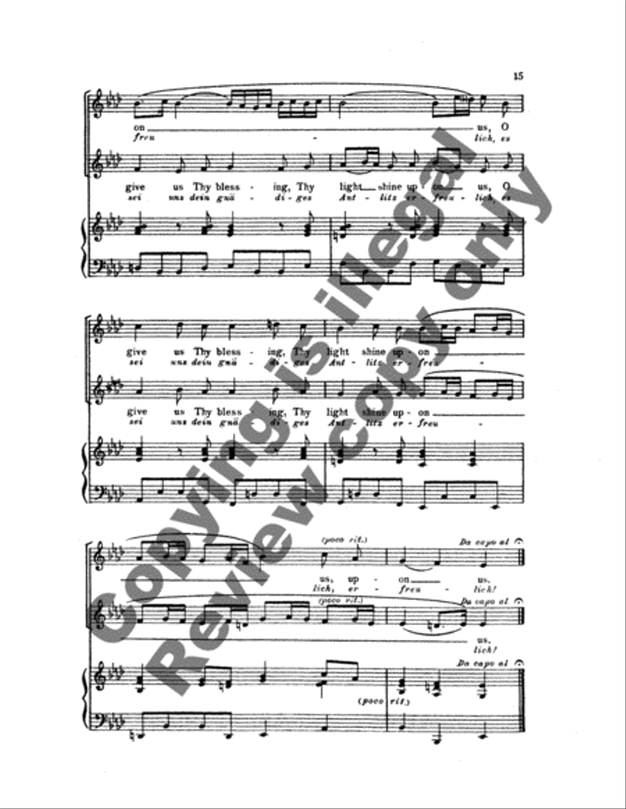 Wir eilen mit schwachen, doch emsigen Schritten (We Hurry with Tired, Unfaltering Footsteps) SA scores gallery preview page 9