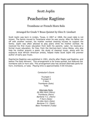 Peacherine Ragtime - Brass