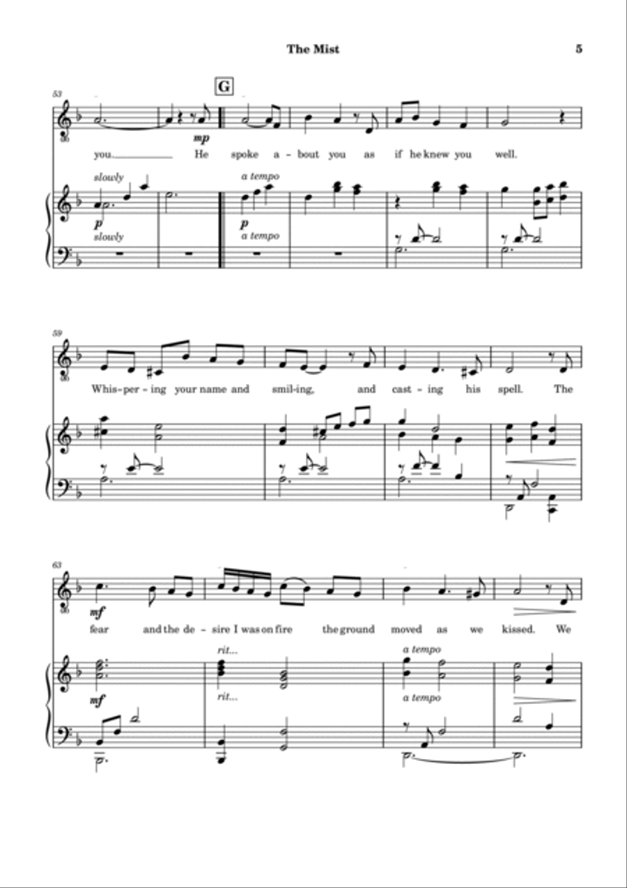The Mist Voice scores gallery preview page 6