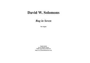 David Warin Solomons: Rag in Seven for organ
