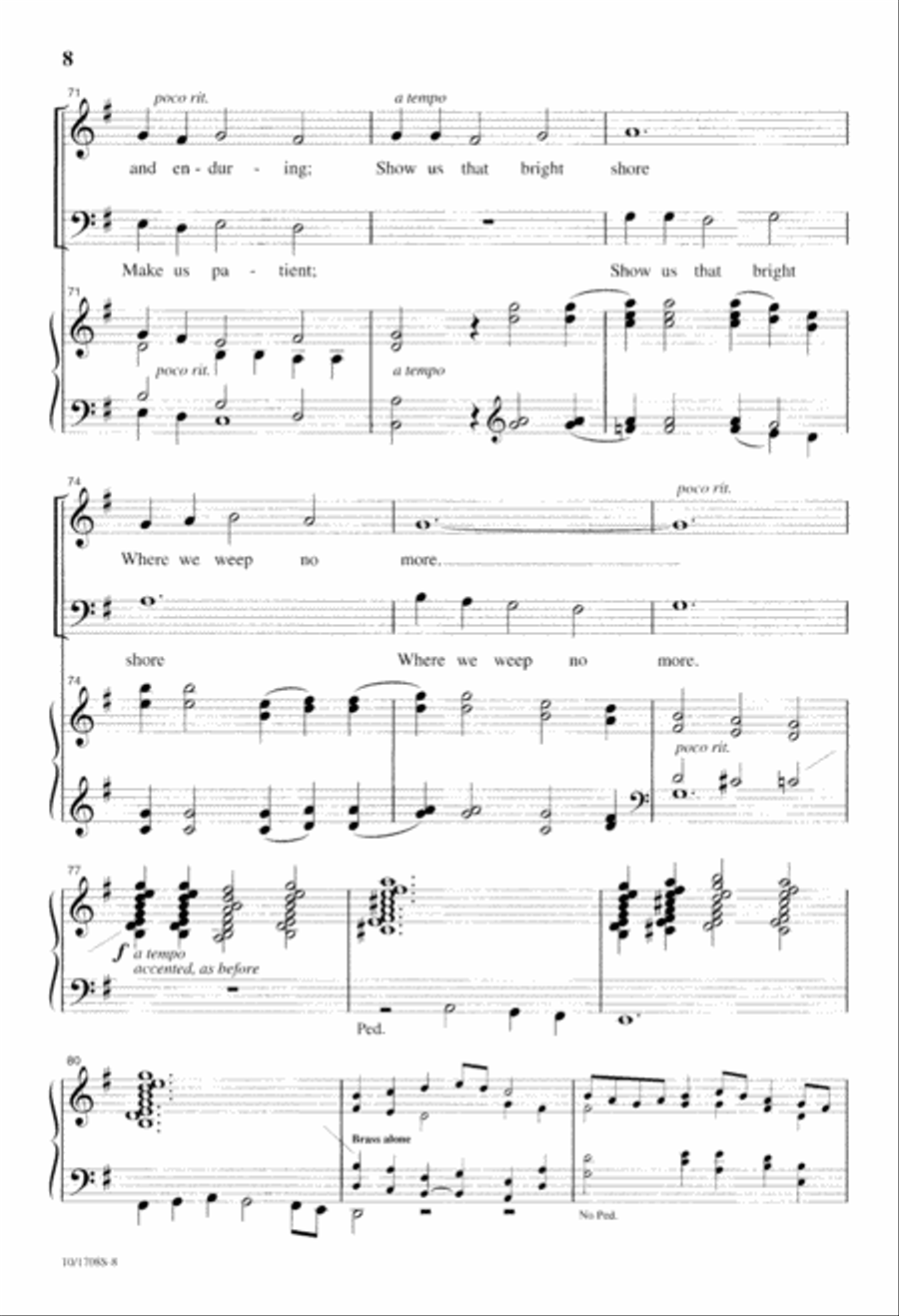 Jesus, Still Lead On Jesus, Still Lead On 4-Part scores gallery preview page 8