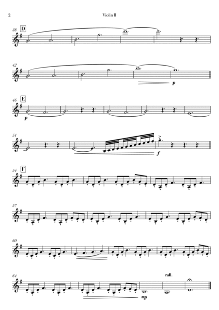 Counting My Blessings String Quartet scores gallery preview page 4
