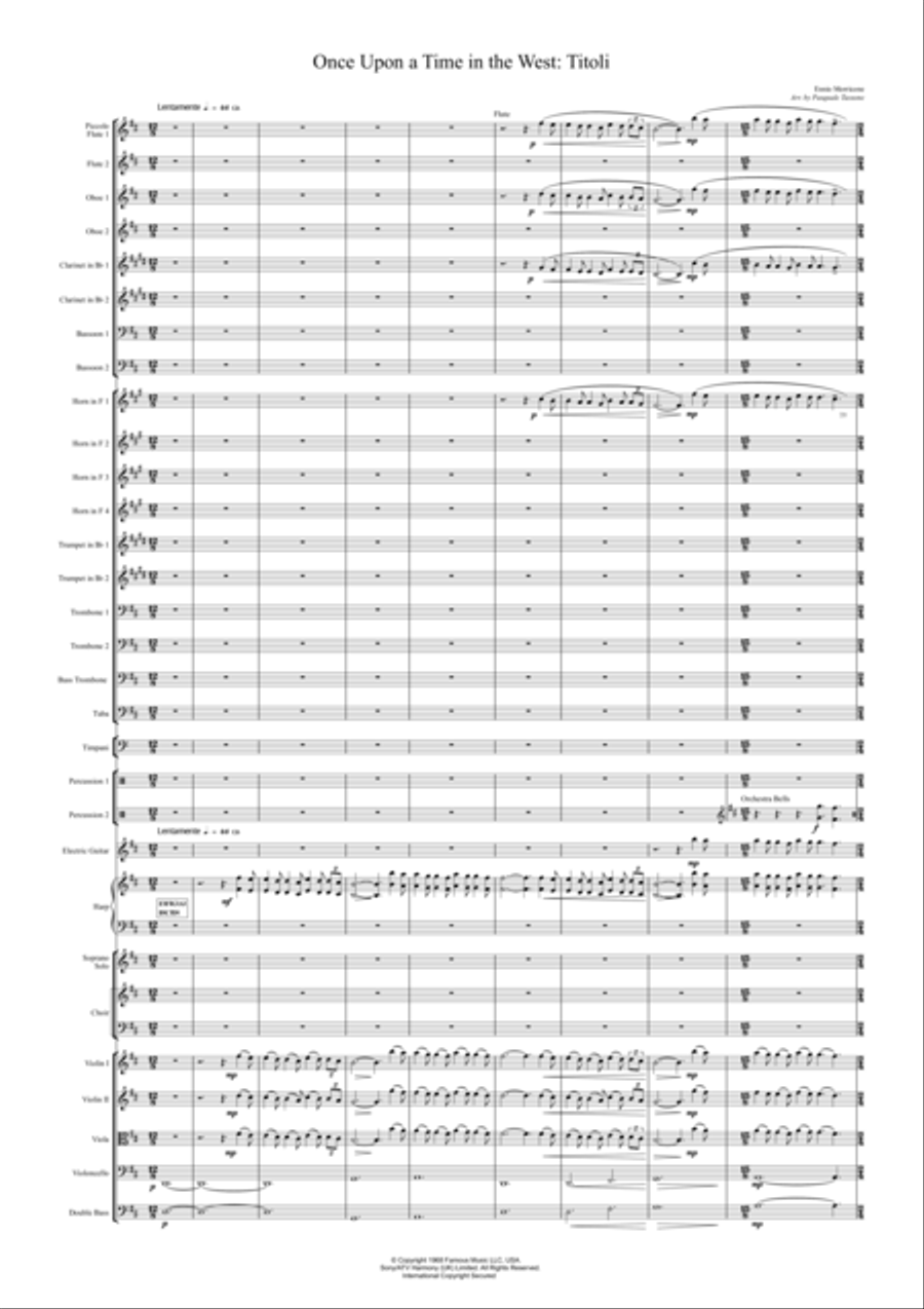 Once Upon A Time In The West Full Orchestra scores gallery preview page 2