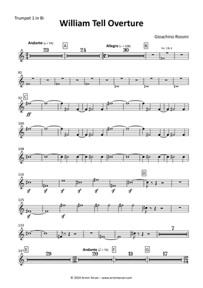 William Tell Overture - transposed trumpet parts (1-2)