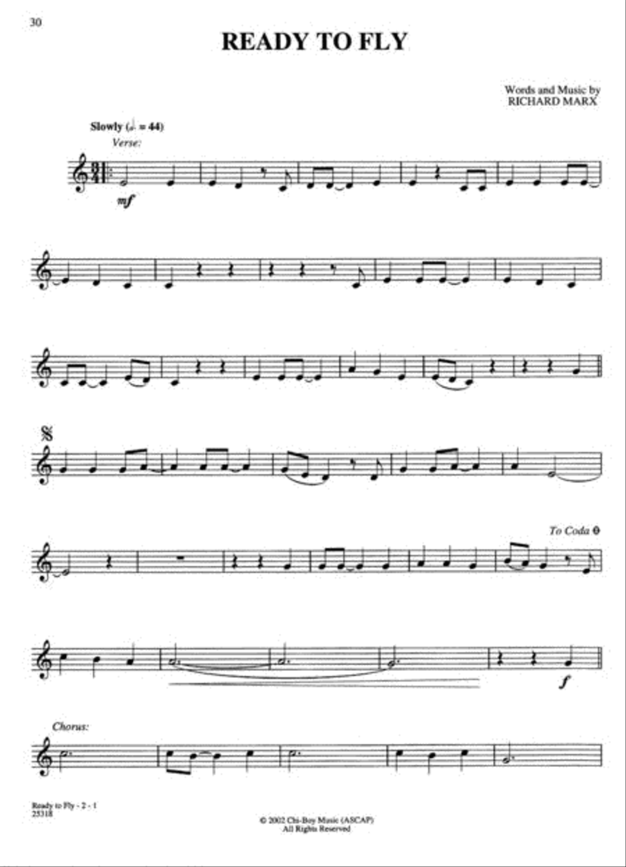 2005-2006 Greatest Pop Hits (Clarinet) Clarinet Solo scores gallery preview page 2