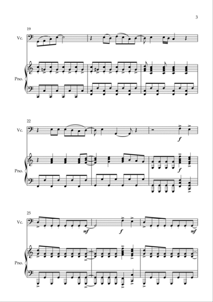 Mamma Mia Mamma Mia Piano scores gallery preview page 3