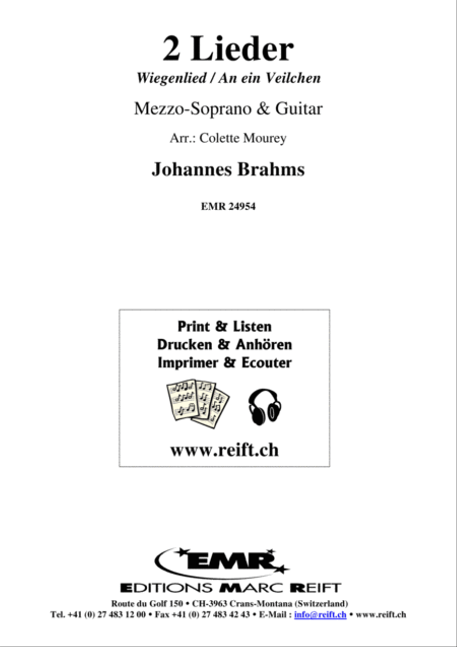 2 Lieder Classical Guitar scores gallery preview page 2