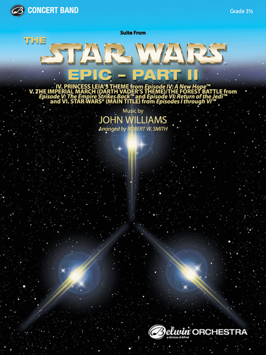 Suite from The Star Wars Epic - Part II Concert Band scores gallery preview page 1