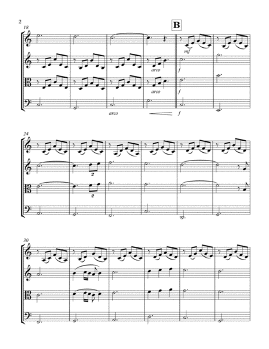 Can't Help Falling In Love String Trio scores gallery preview page 2