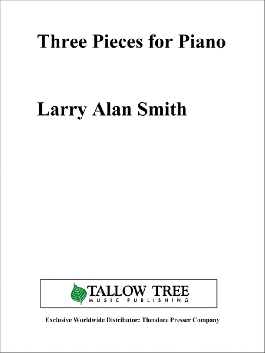 Three Pieces for Piano Piano Solo scores gallery preview page 1