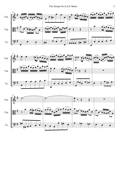 Trio Sonata No.4 in E minor, BWV 528 image number null