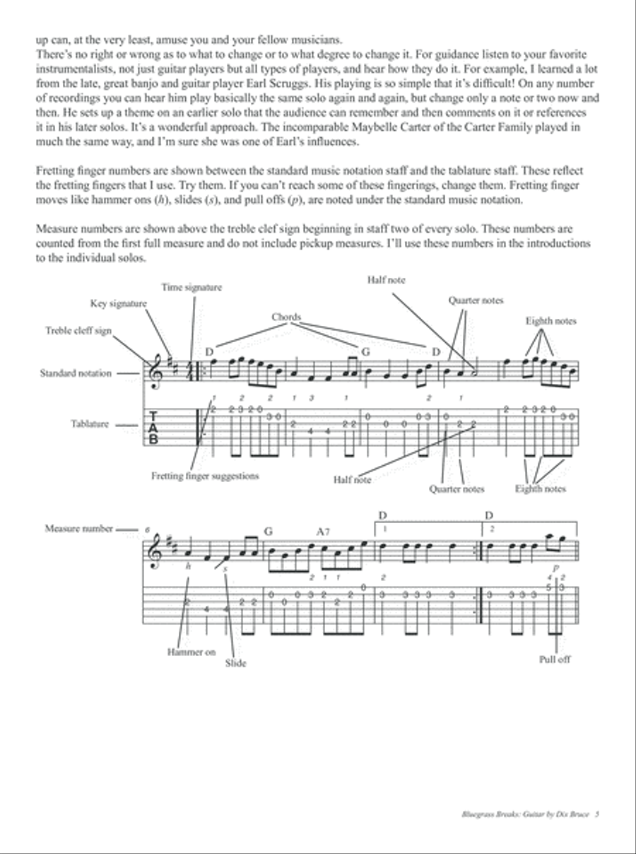 Bluegrass Breaks: Guitar Guitar scores gallery preview page 6