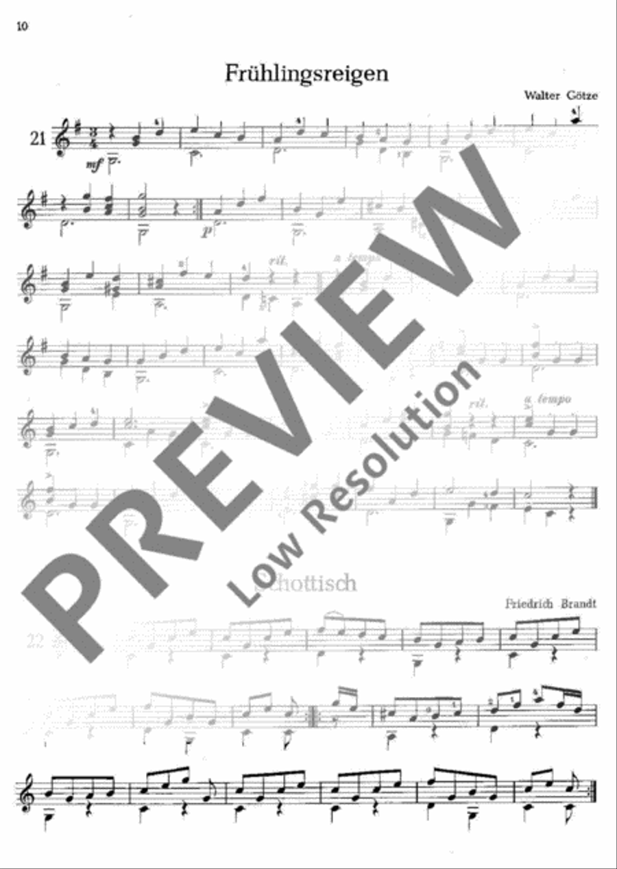 Guitar Playing for Beginners Easy Guitar scores gallery preview page 11