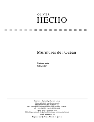 Book cover for Murmures de l'Océan