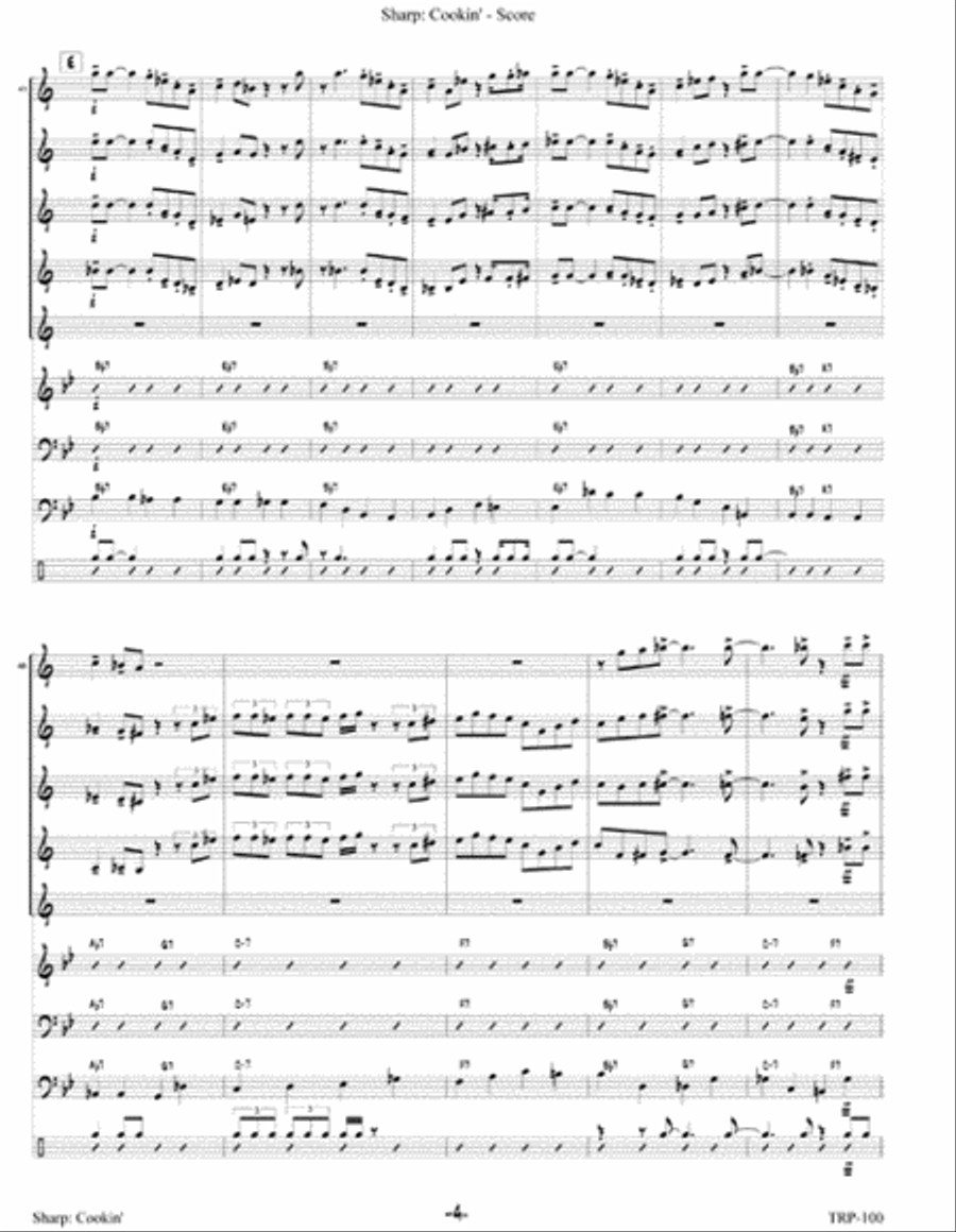 Cookin' Small Ensemble scores gallery preview page 5