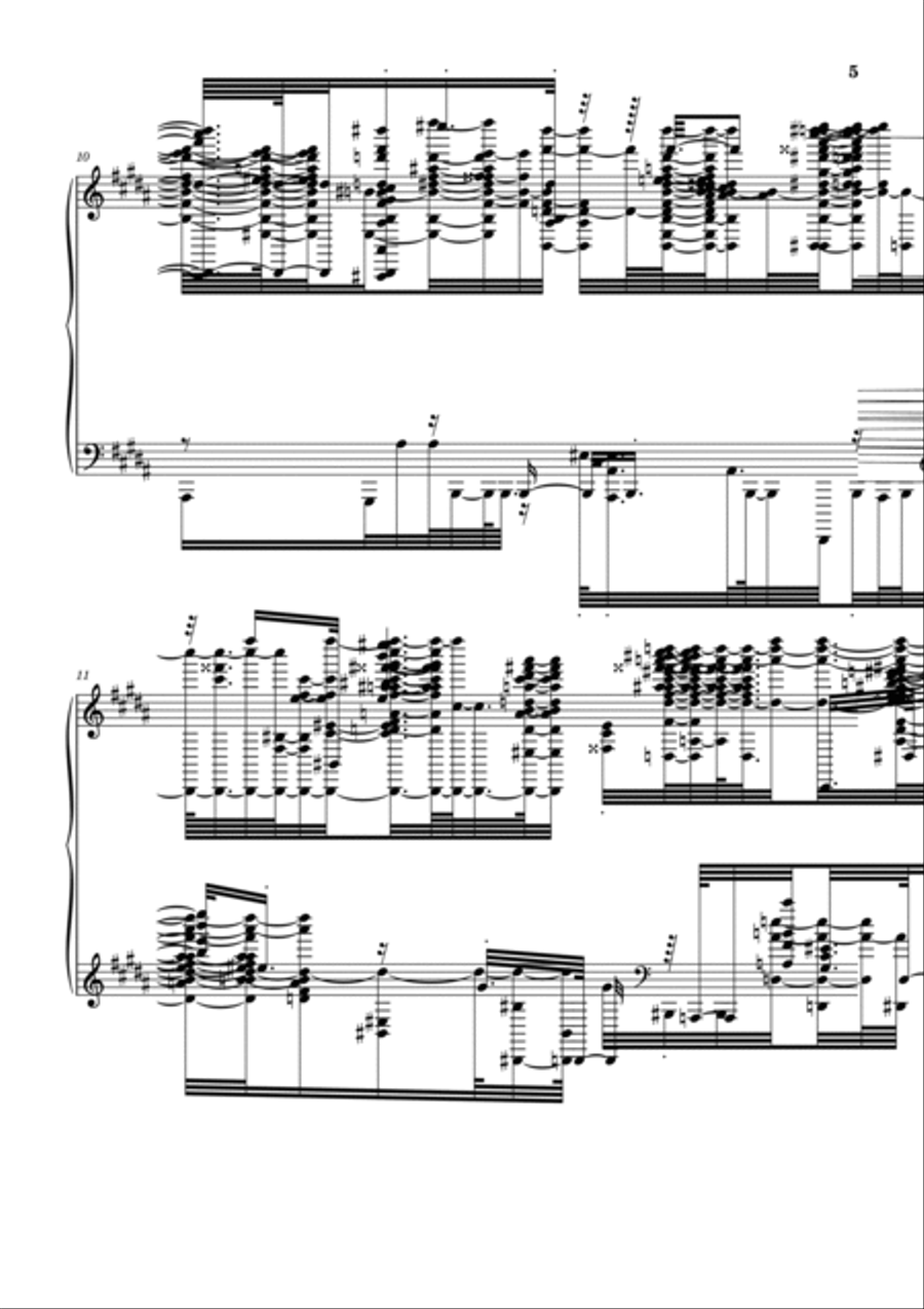 A Battle Between Life Easy Piano scores gallery preview page 5