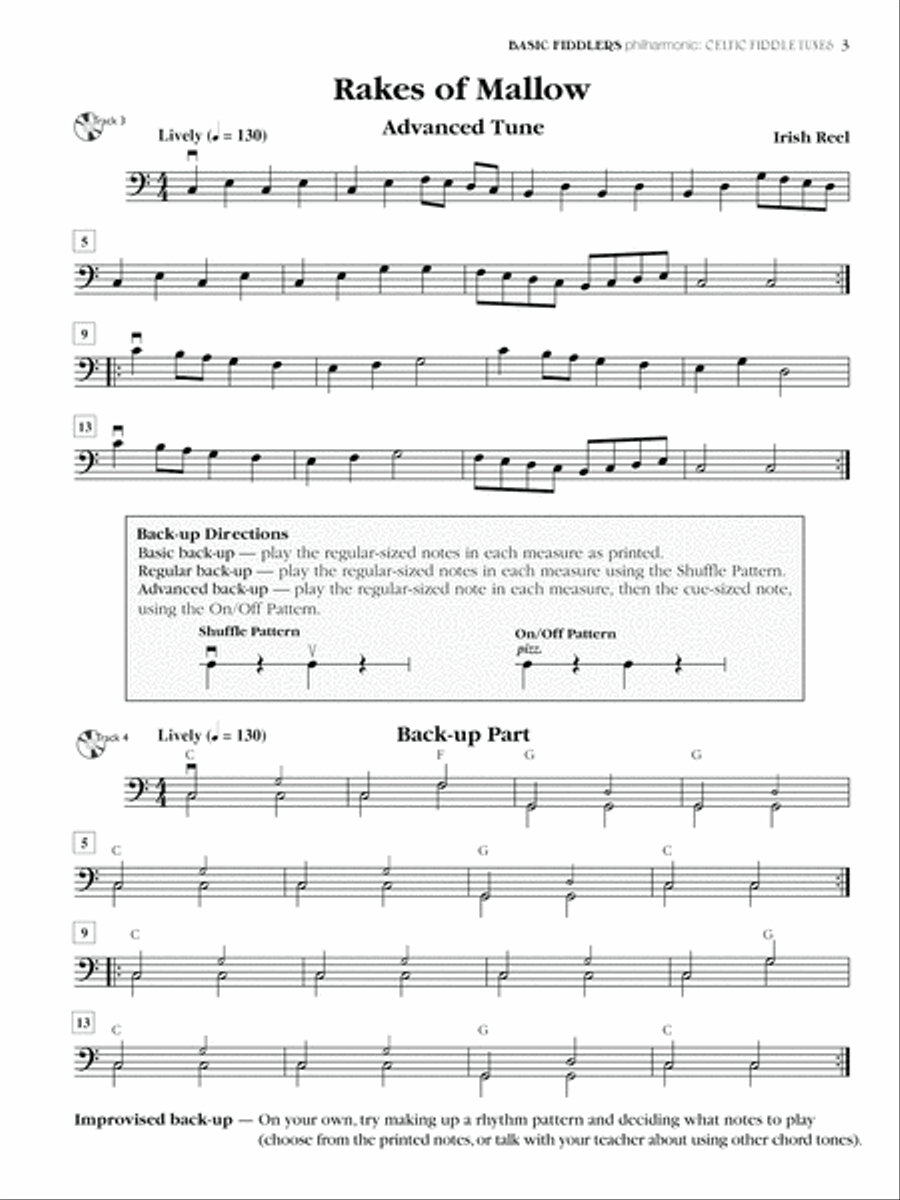Basic Fiddlers Philharmonic Celtic Fiddle Tunes String Orchestra scores gallery preview page 4