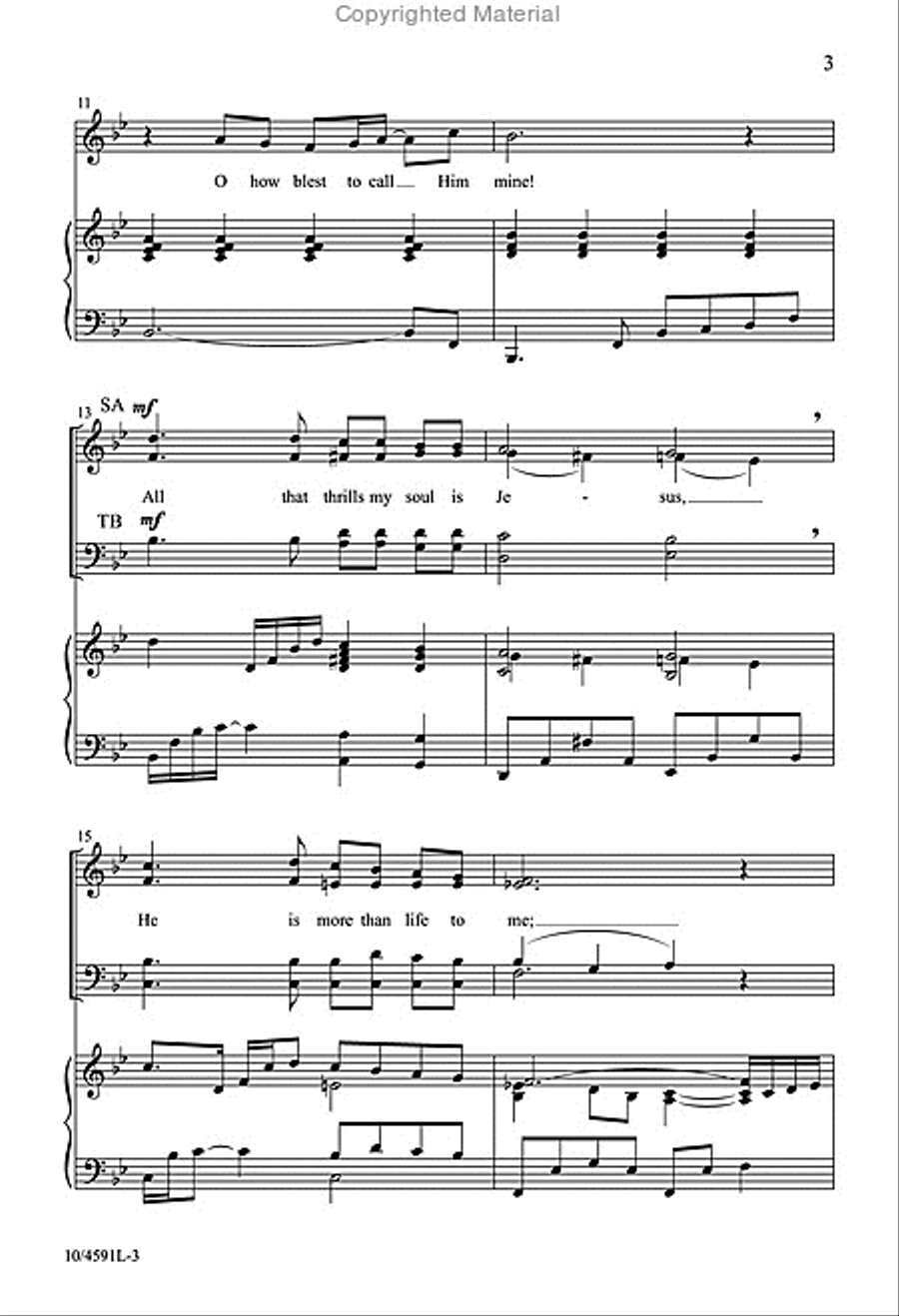 All That Thrills My Soul 4-Part scores gallery preview page 3