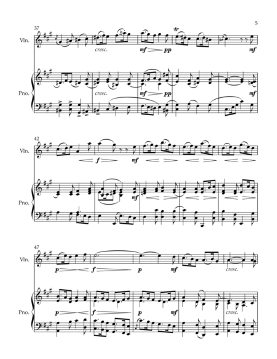 Siciliano Violin Solo scores gallery preview page 5