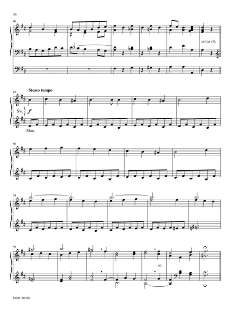 Sortie in D Sortie in D Organ scores gallery preview page 3