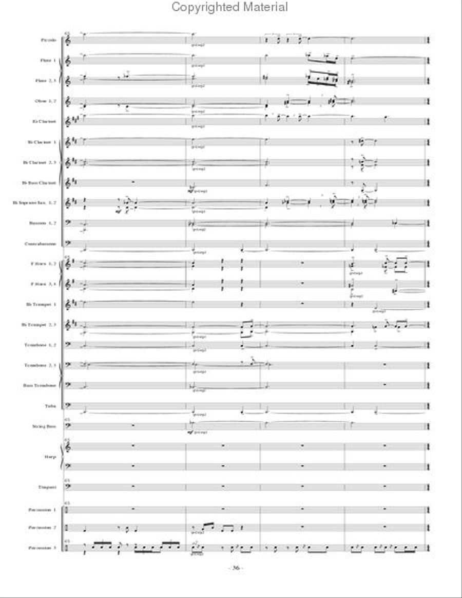 Music for Music - STUDY SCORE ONLY Concert Band scores gallery preview page 13