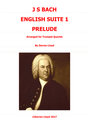 Book cover for English Suite - Prelude for Trumpet Quartet