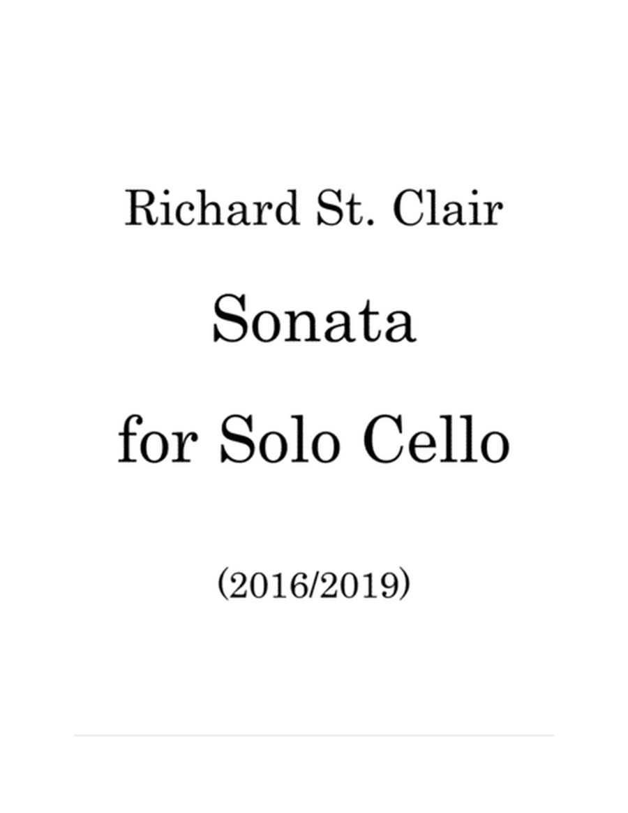 Sonata for Solo Cello image number null