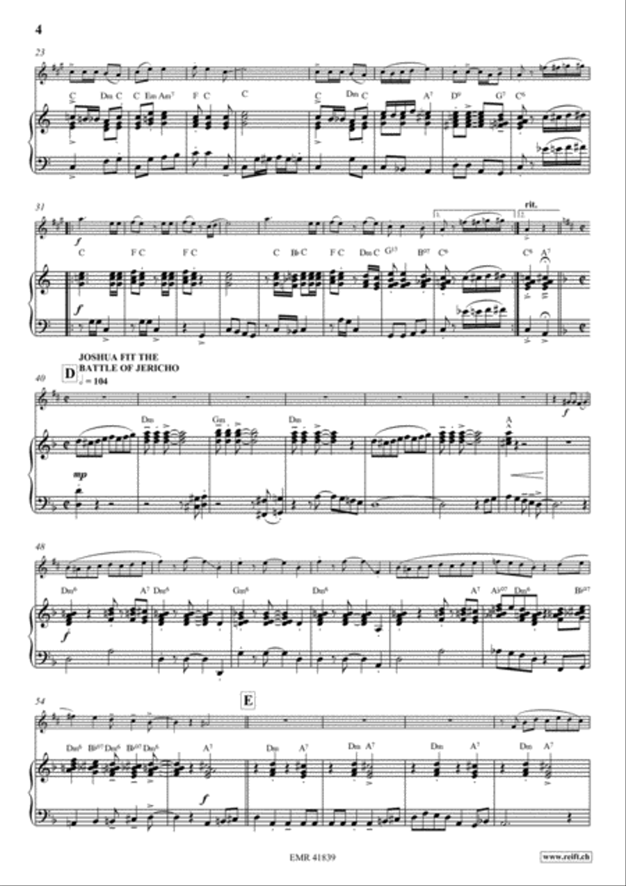 Fascinatin' Gospels Fascinatin' Gospels Piano Accompaniment scores gallery preview page 6