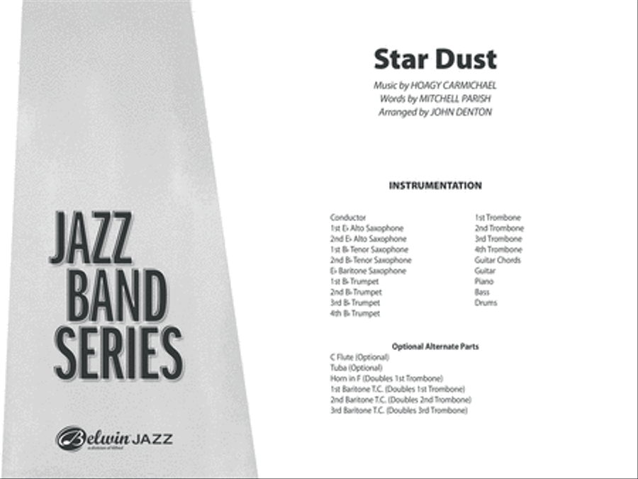 Star Dust: Score Star Dust: Score Jazz Ensemble scores gallery preview page 1