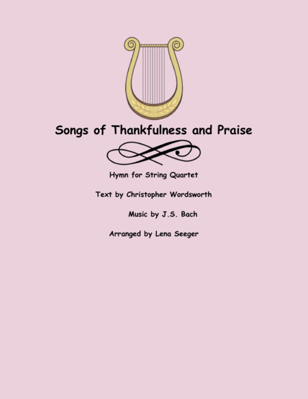 Songs of Thankfulness and Praise image number null