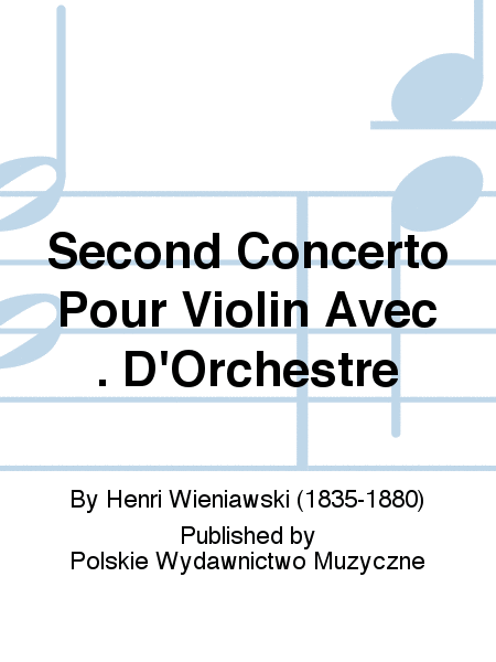 Second Concerto Pour Violin Avec . D