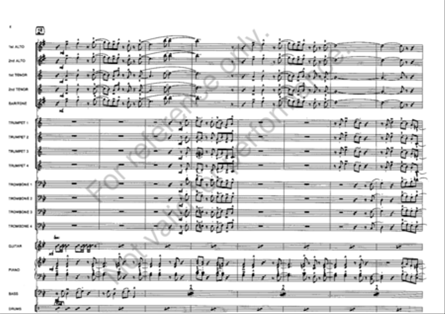 Turkey Shoot Jazz Ensemble scores gallery preview page 4