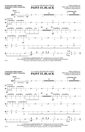 Paint It, Black: Auxiliary Percussion