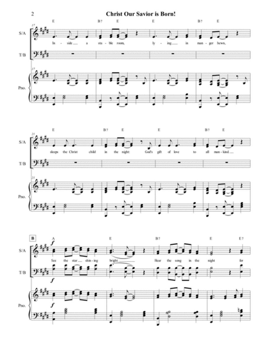 Christ Our Savior Is Born! - SATB Choir image number null