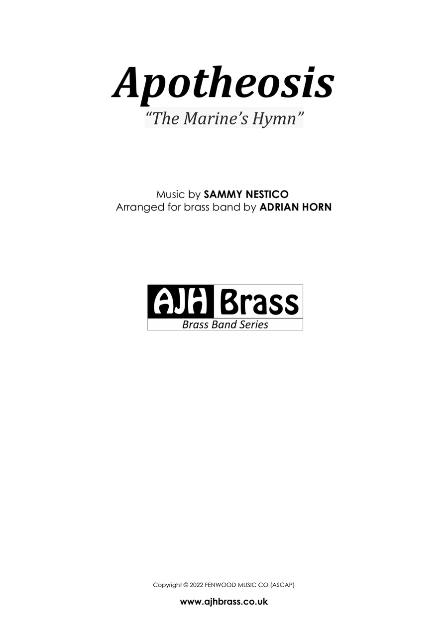 The Marines' Hymn: Apotheosis Brass Band scores gallery preview page 1