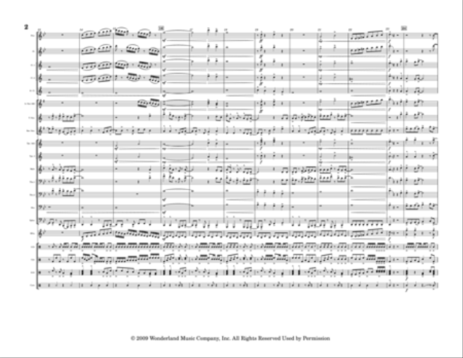 Perry The Platypus Theme Marching Band scores gallery preview page 2