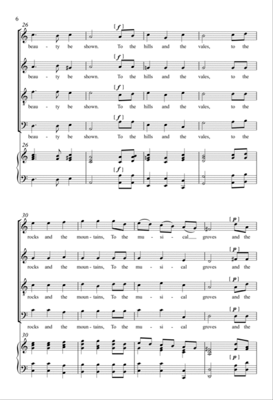 Three Choruses From 