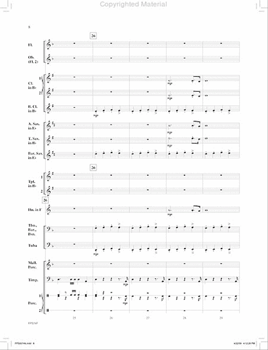 March of the Machines Concert Band scores gallery preview page 9